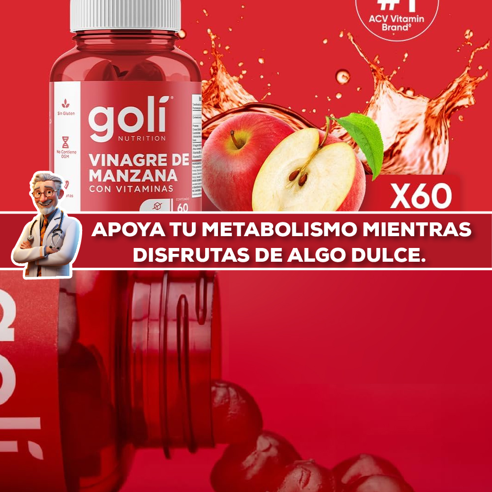 Miniatura 2 de GOMAS GOLI NUTRITION VINAGRE DE MANZANA